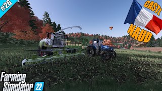 HET HAKSELEN KAN BEGINNEN OP HET NIEUWE VELD Farming Simulator 22 CastlNaud 26 [upl. by Dylane]