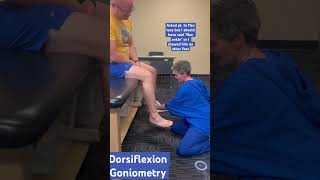 Dorsiflexion Goniometry [upl. by Nnairret491]