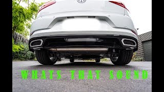 2017 VW Golf R Line Mk75 TSI 14 Resonator Delete Part 2 [upl. by Yendys169]