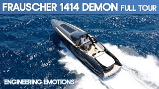 Frauscher 1414 Demon  Palma International Boat Show 2023  The Marine Channel [upl. by Sashenka]