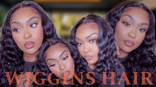 Detailed Loose Deep Wave Wig Install  Pre Plucked amp Ready To Go  No Skills Needed  Wiggins Hair [upl. by Ekim]