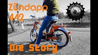 Zündapp 442 Mofa  DIE STORY  Testlauf  Moped Factory Restauration [upl. by Yacano191]