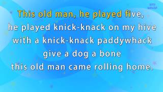 Karaoke Rhymes  This Old Man [upl. by Anuahsar]