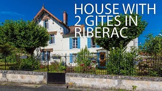 House with 2 gites amp 2 pools in Riberac Dordogne ref  73193PA24 [upl. by Leitnahs895]