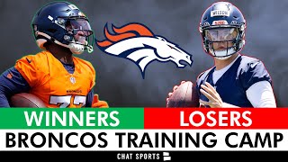 Denver Broncos Training Camp Winners amp Losers After First Week Ft Bo Nix amp Javonte Williams [upl. by Inami]