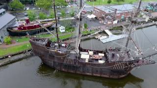 Spanish Tall Ship El Galeon at HRMM in Kingston [upl. by Stilu785]