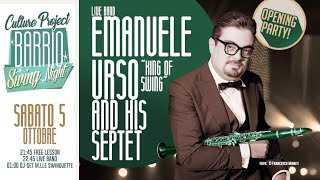 Barrio Swing Night live Emanuele Urso quotKing of swingquot and his septet [upl. by Gratiana]