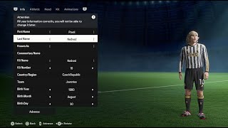 Pavel Nedved FIFA 24 pro clubs look alike tutorial  EA SPORT FC 24  Juventus  Ballon dor [upl. by Auqenet]