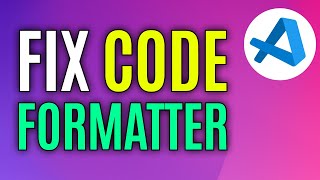 Fix Code Formatting in VSCode  Code Formatter Settings [upl. by Eive]