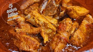 🔴 ¡Costillas de Puerco en Salsa Roja de Molcajete RiquisimasEl sabor latino [upl. by Jeggar]