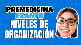 Premedicina EXANI II Niveles de organización [upl. by Akcimahs220]