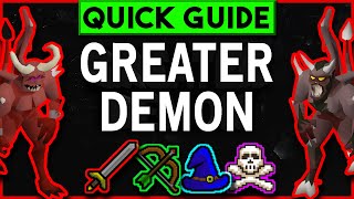 OSRS Greater Demon Slayer Guide  ALL LOCATIONS  Quick Guide 2021 [upl. by Sihtam435]