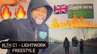 AMERICAN REACTS🔥🇺🇸 LTH C1  LightWork Freestyle  PressplayMedia [upl. by Lyrpa907]