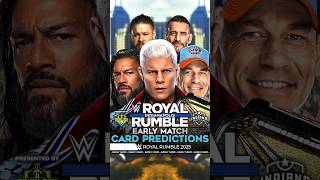 Royal Rumble 2025  Early Match Card RoyalRumble Bevelock WWE Shorts [upl. by Spencer462]