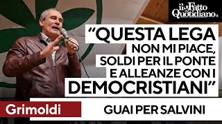 quotAbbiamo perso identità questa Lega non mi piacequot Grimoldi spara su Salvini e raccoglie applausi [upl. by Gault]