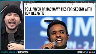 Vivek Ramaswamy Polls IN 2ND Beating DeSantis DeSantis Poll SINKS Amid Infighting And Bad Press [upl. by Damicke]