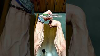 Veiny Forearms with Hand Grippers🔥🤔 veins forearms transformation handgripper [upl. by Libove]