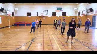 Line Dance Demo quotMeat and Potato Manquot choreo Tripp Ultra Absolute Beginner Level easy [upl. by Ethelyn]