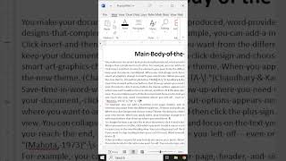 Trick Quickly Remove ALL Citations from the document  How to  Mark Citation in Word [upl. by Mighell]