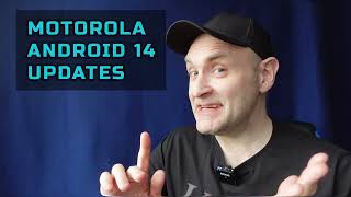 Motorola Android 14 update show  February 2024 [upl. by Sowell]