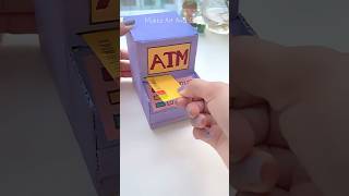 DIY Easy ATM Machine shorts art youtubeshorts [upl. by Ennoira]