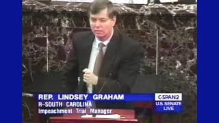 Lindsey Graham once took a very different view of judges committing perjury [upl. by Aicilla]