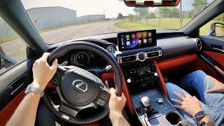 2022 Lexus IS 350 FSport  POV Driving Impressions [upl. by Yeldarb]