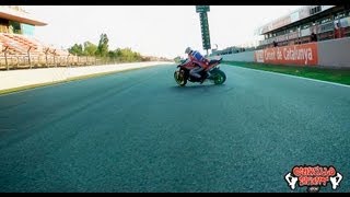 Dani Carrillo  Stunt HD  Circuit de Catalunya [upl. by Teews]