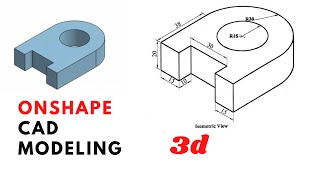 Onshape  3d  Extrude  Tutorial  shorts [upl. by Ecyned730]