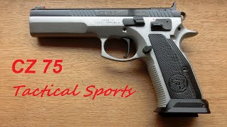 CZ 75 Tactical Sports Unboxing  First shots amp IPSC training [upl. by Atneciv]