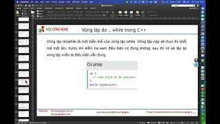 Cấu trúc lặp while trong C [upl. by Tobie826]