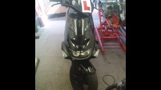 Aprilia SR 125 Tuning Project 172 Malossi [upl. by Dippold]