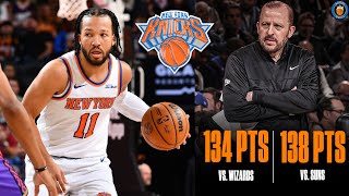 The Knicks Are HEATING UP  Knicks BLOW OUT Suns 🔥 [upl. by Neille]