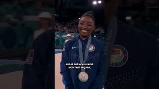 Simone Biles might have missed out on a 4th gold medal in Paris [upl. by Nylarat400]