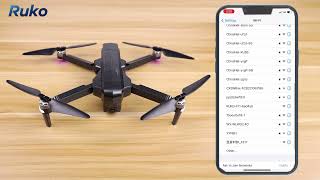 Ruko F11 Drone  Connect to drones Wifi  for iOS phone [upl. by Seavir]