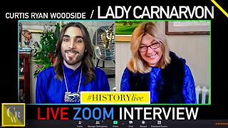 Lady Carnarvon Live Interview with Curtis Ryan Woodside [upl. by Worthy]