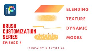 Brush Customization Series  Episode 4 Type Dynamic Settings  Beginners Course for IbisPaint X [upl. by Nyleak]