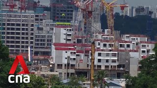 HDB seeks to increase construction productivity tests new tech for Tengah BTO project [upl. by Jamila]