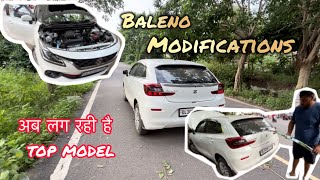 इसे लगाते ही TOP model बन गई  Rear Dikki Chrome  New modifications in our Baleno [upl. by Joashus]