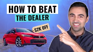 How To Negotiate THE BEST Deal With The Car Dealer Step By Step In 2025 [upl. by Licht]