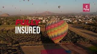 Flying Pictures Mexico 2021 Hot Air Balloon Ride in Teotihuacan [upl. by Yliram]