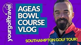 AGEAS BOWL GOLF COURSE VLOG Southampton Golf Tours PART 1 [upl. by Aggy108]