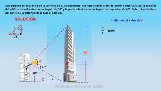 ÁNGULOS DE ELEVACIÓN Y DEPRESIÓN [upl. by Airtemak]