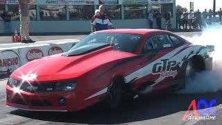 Serge Giroux VS Denise Nadeau Napierville AdrenalineQC Drag Racing [upl. by Dnallor141]