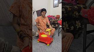 Mini vlog 27  cmt for link meesho la papa kaga 300 rs ku vanguna potty seat  abivlogs Abi vlogs [upl. by Lanna]