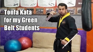 Tonfa Kata  Step by Step for my Green Belt Students  by Asif Cheema [upl. by Sabra818]