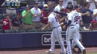 Gattis first career slam pads Braves lead [upl. by Sacks]