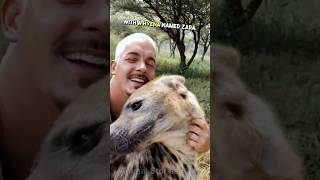 💜Unlikely Companions Man Befriends Wild Hyena 🐾❤️ [upl. by Dorahs]