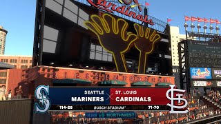 Seattle Mariners 11428  St Louis Cardinals 7170  RS 143  MLB The Show 24 Gameplay [upl. by Adohr]