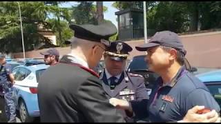 LA SOLIDARIETÀ DELLA POLIZIA PER LA MORTE DEI VICE BRIGADIERE REGA IL COMANDANTE GENERALE RINGRAZIA [upl. by Hoisch]